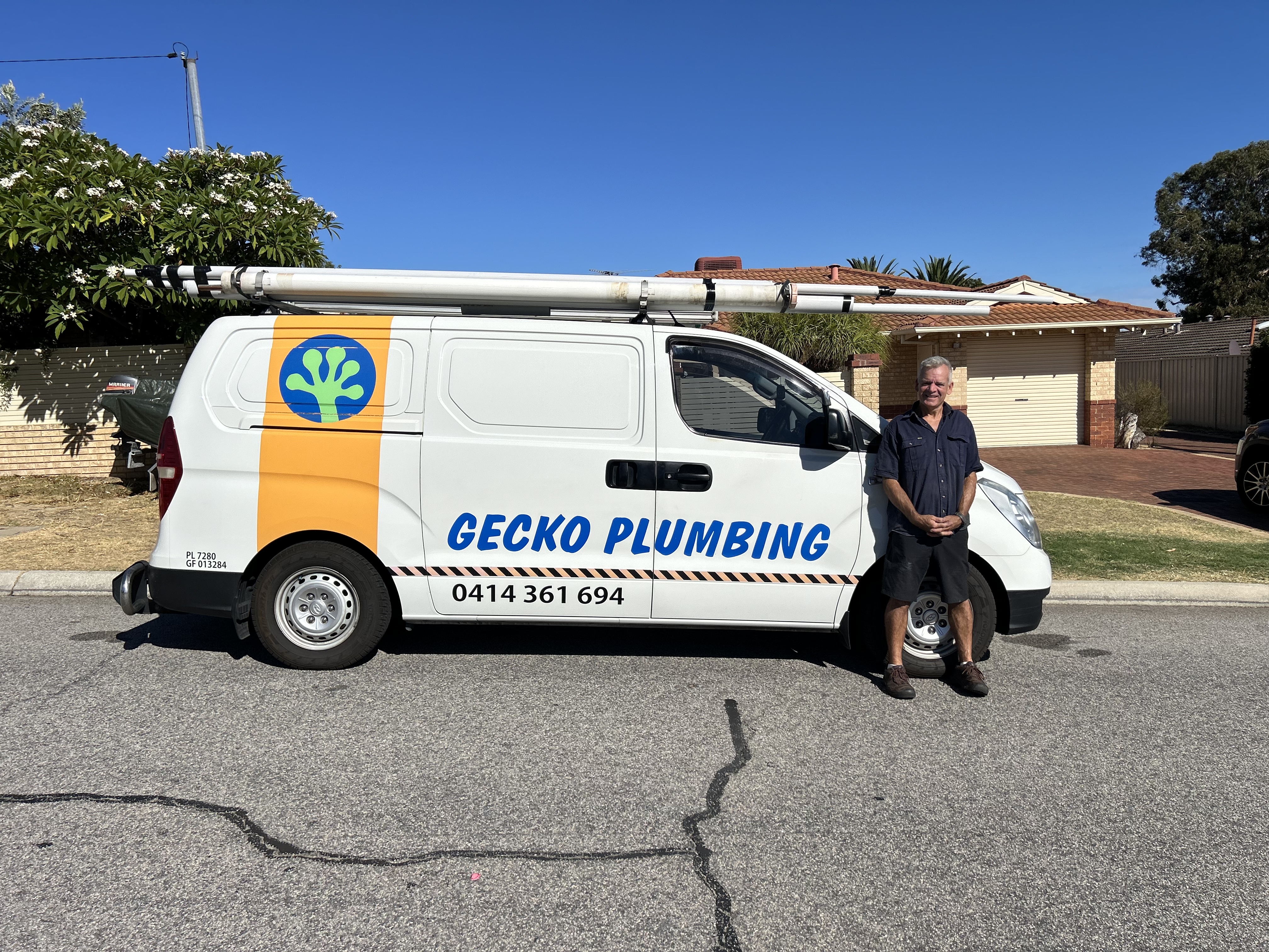 Gecko Plumbing service van
